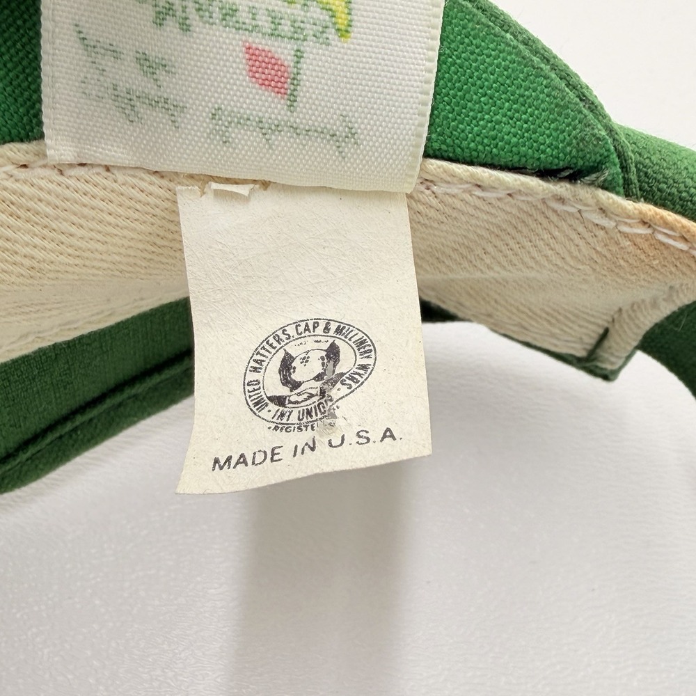 Masters Augusta National Green Golf Visor Hat USA Vintage Needle Strap - Picture 4 of 6